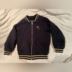 Rock your baby (kid) Jacket in Black with Gold Accents